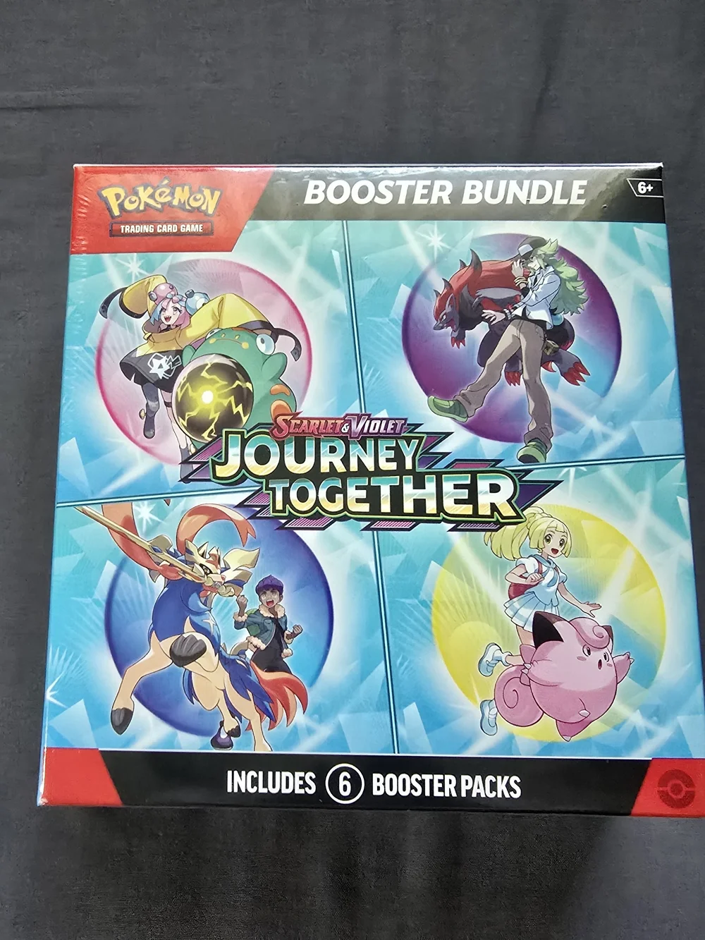 Pokémon Scarlet & Violet Journey Together Booster Bundle - Blue Teal Artwork
